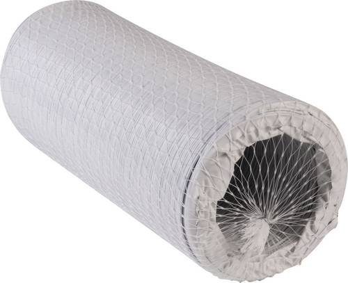 Wallair N52848 Flexibler Spiralschlauch Kunststoff (Ø x L) 12.7cm x 3m Weiß