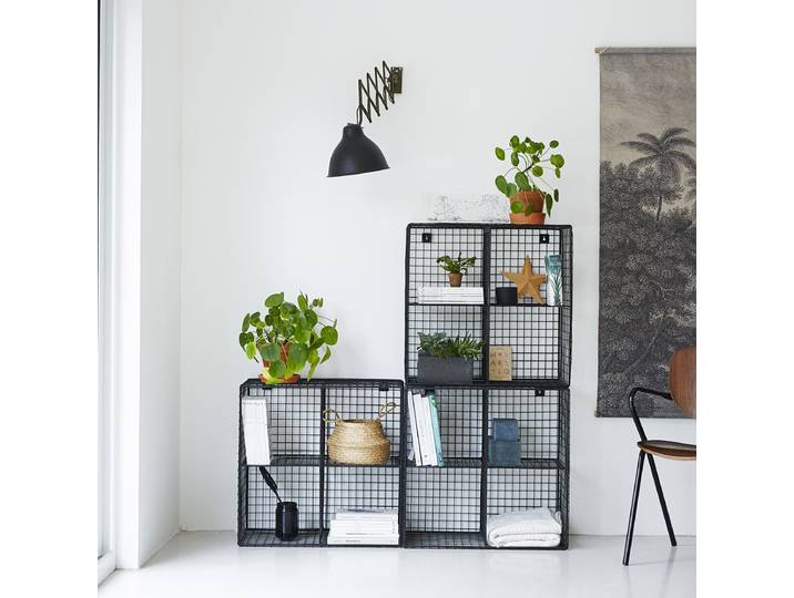 Metallregal Industrial - Schwarz - Metal