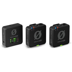 RODE Mikrofon Wireless Pro Set, schwarz, digitales 2-Kanal-Drahtlos-Mikrofonsystem