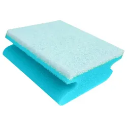 Topfreiniger Sito Vliesschwamm 9,5 x 7 x 4,5 cm blau weiß 9,5 x 7 x 4,5 cm, vielseitig gegen hartnäckigen Schmutz