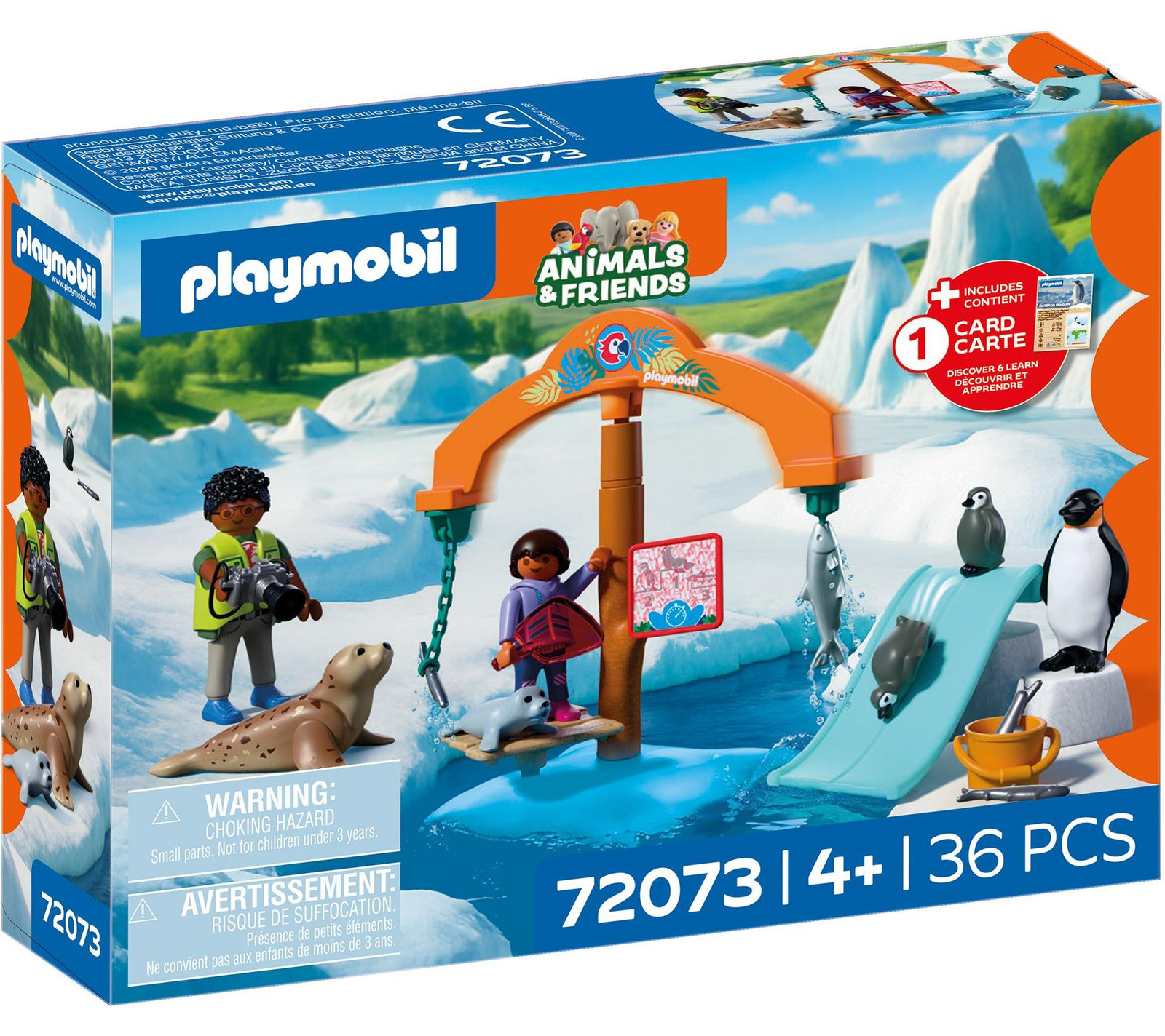 Playmobil 72073 Zoo: Discovering the Ice Floe