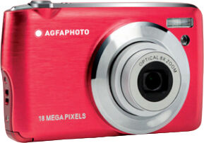 agfa Mfdagfdc8200red Fotocamera Digitale 18mp Con Zoom Ottico 8x Colore Rosso - Mfdagfdc8200red