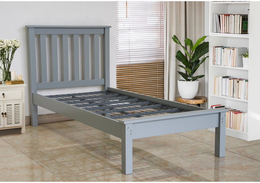 ClassicLiving Beaverville Open-Frame Bed Grey Single (3')