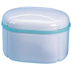 Gebiss-prothesenbox 3teilig Sieb Deckel 1 St