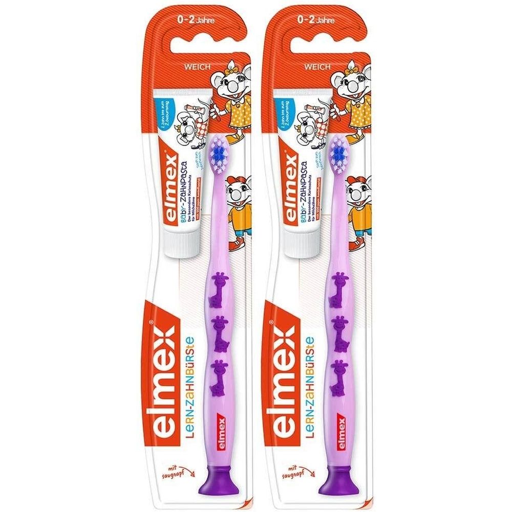 2x Elmex Lernzahnbürste 2x1 St Zahnbürste