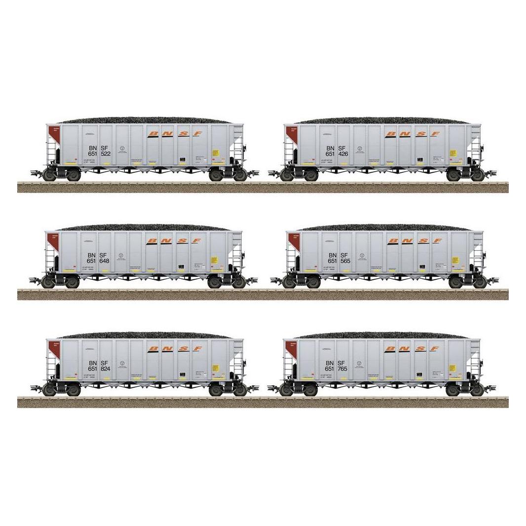Trix H0 12er-Set US Hopper Cars der BNSF (Spur H0) (24911)