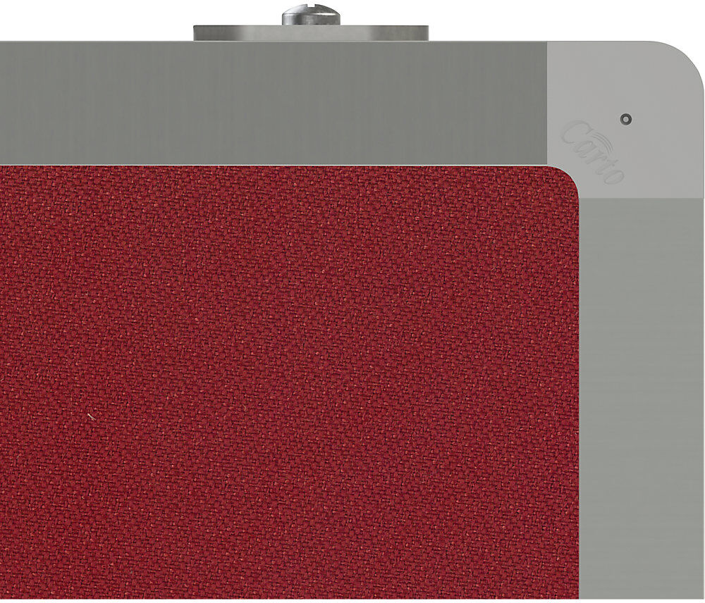 Präsentationswand, faltbar und mobil, HxBxT 1905 x 3640 x 500 mm, rotbraun eurokraft basic