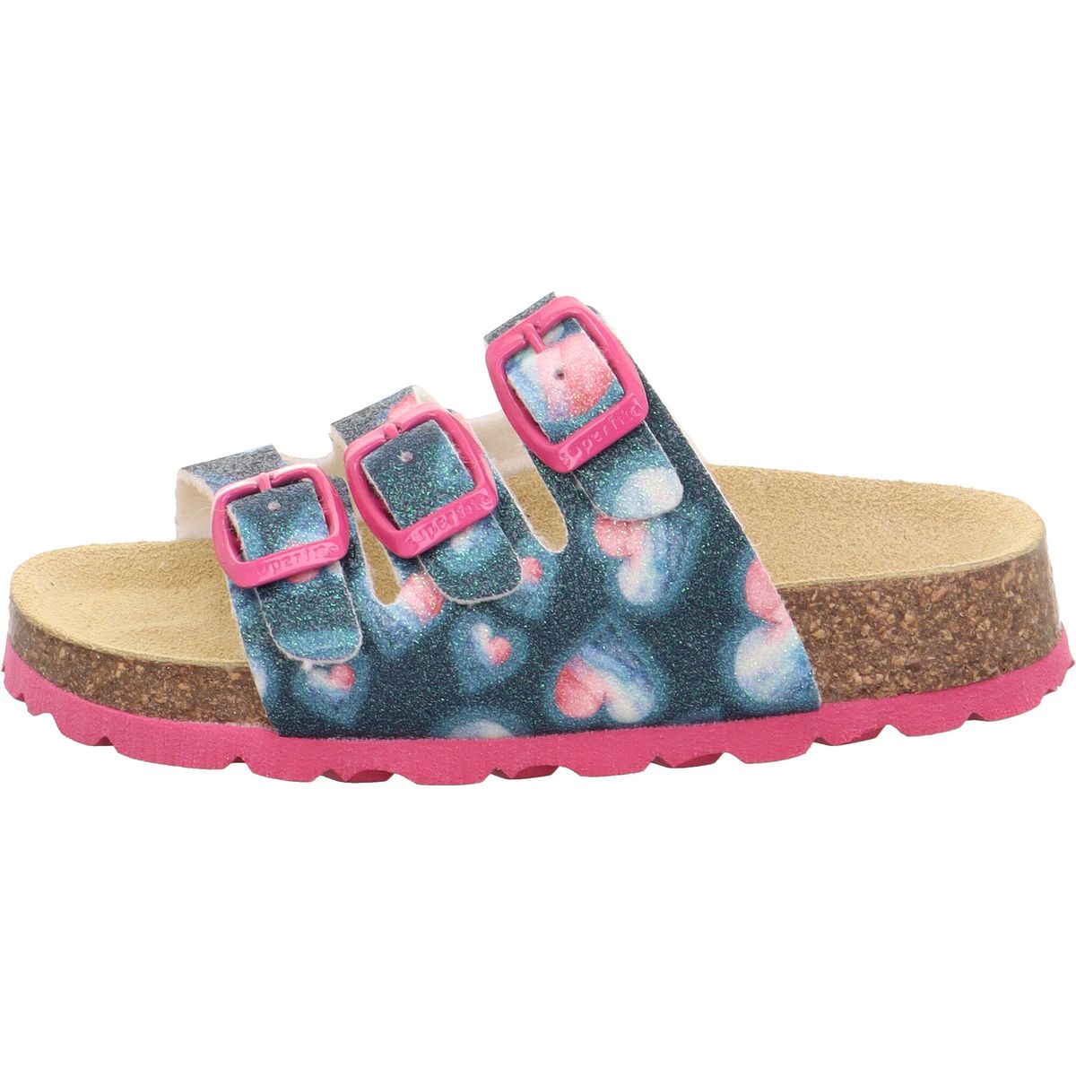 Superfit Fussbettpantoffel gelb/mehrfarbig (8120) 41 1-800113-8120-41