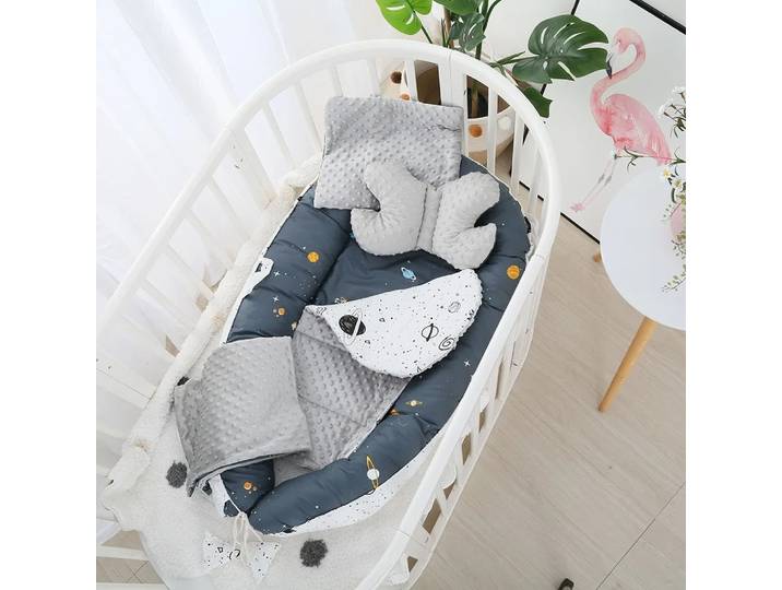 Nid pour bébé pour le co-sleeping, transat pour nouveau-né, coton respirant, lit bébé réglable, portable