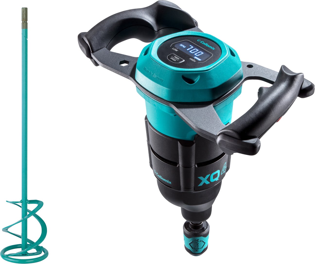 Collomix Malaxer met enkele as 1500W model XQ 4 met turbine type WK 140 HF
