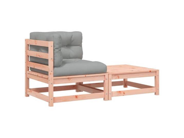 NEW 2025  Canapé d'angle de jardin - GKK - Lit de jardin - avec coussins et repose-pieds GGK1202