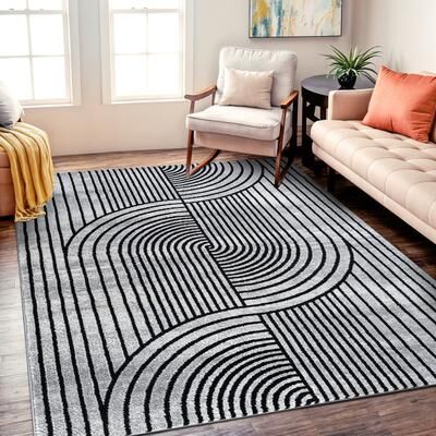 World Rug Gallery Contemporary Arch Knot Design Area Rug