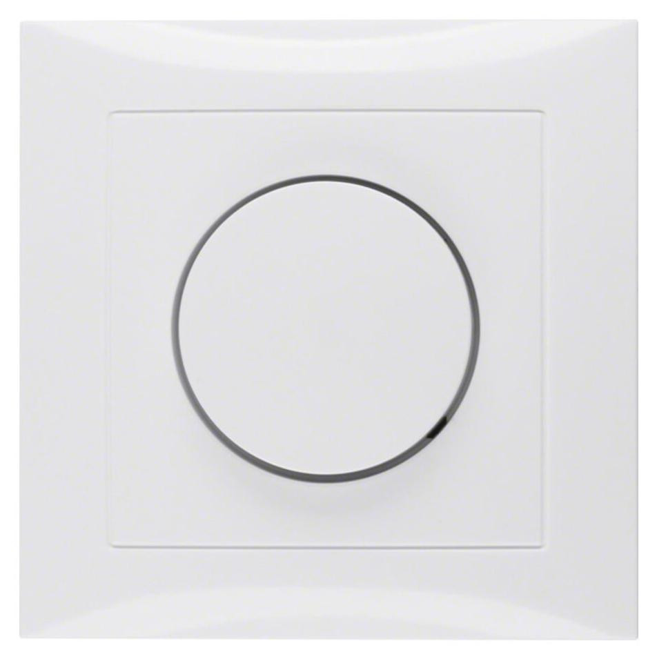 Berker Dimmer met Draaiknop - Wit - Montageerbaar