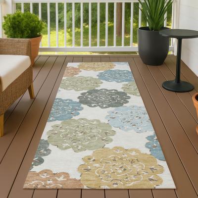 Addison Rugs Machine Washable Indoor/ Outdoor Global Motif Chantille Rug