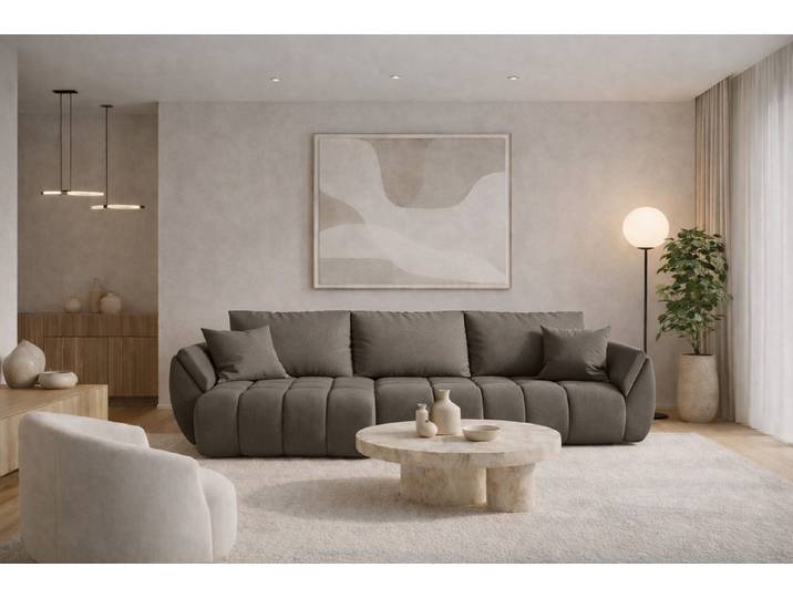 Kaiser Möbel Ecksofa TOKYO PREMIUM im Stoff WIND modernes, Schlaffunktion und Bettkasten, Ecksofa, L-Form,Strapazierfähiger Webstoff WIND,Easy-Clean-Technologie