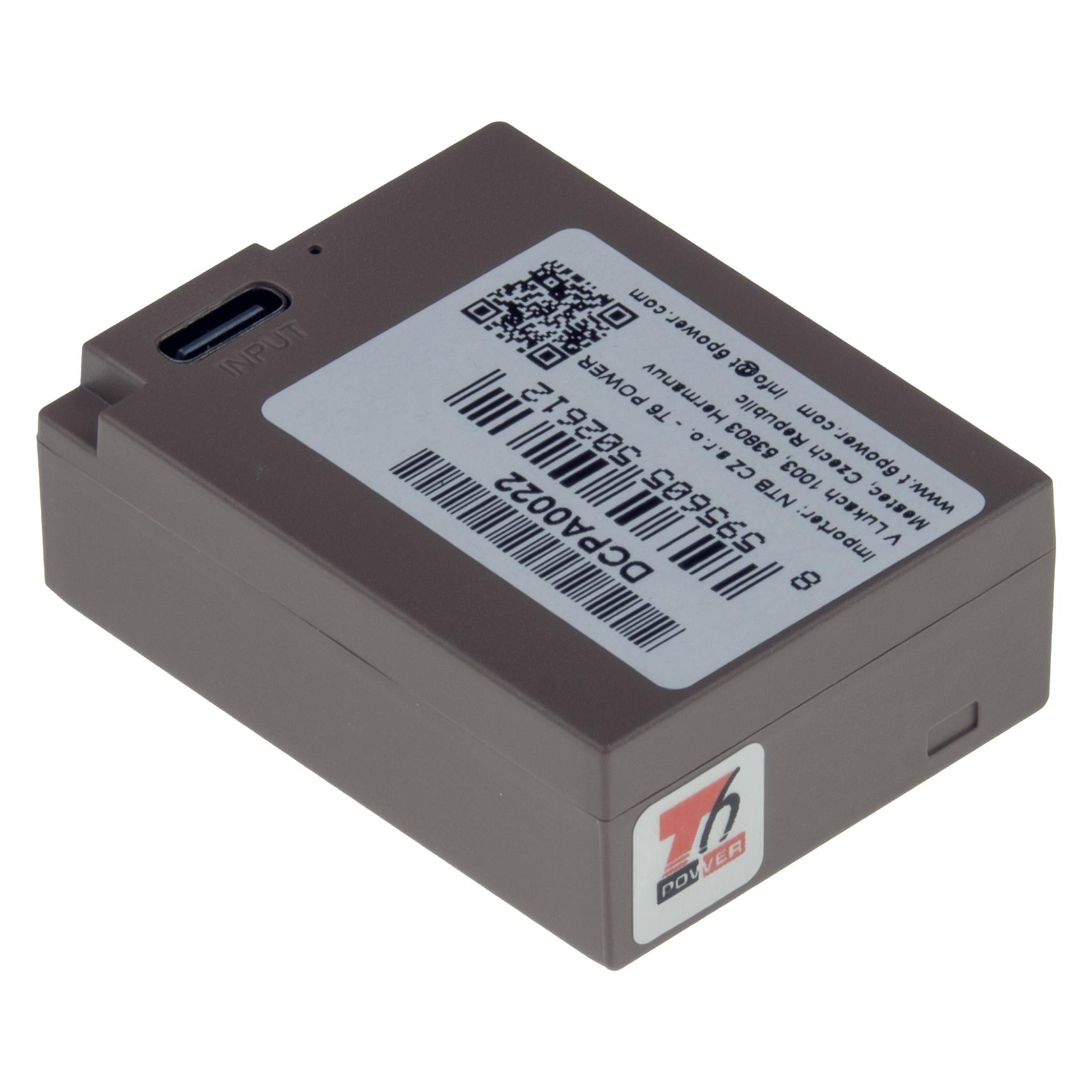 T6 Power Baterie Panasonic DMW-BLC12E, BP-DC12,,,????ern???? (Kamera Akku) (DCPA0022)