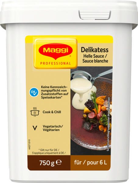 Maggi® Professional Delikatess Helle Sauce 750,0 g 4306441004