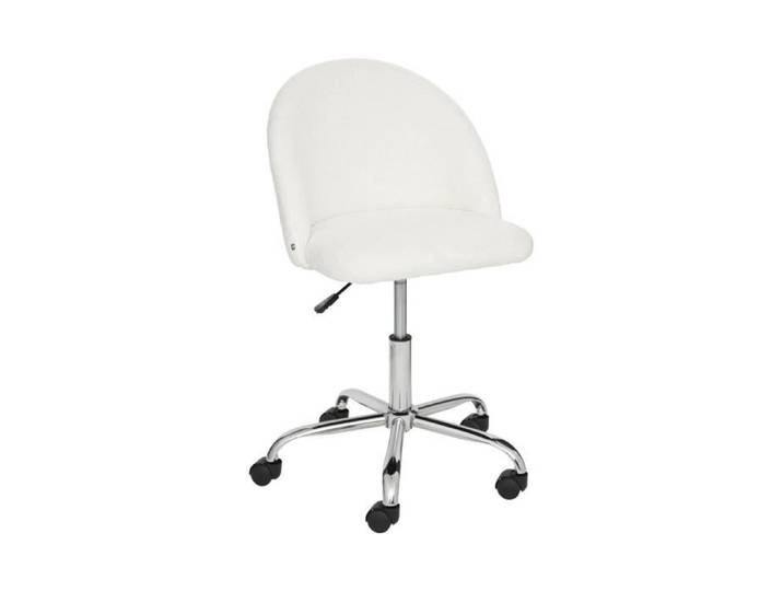 Chaise de bureau  Geos  bouclette blanc - Atmosphera Créateur d'intérieur