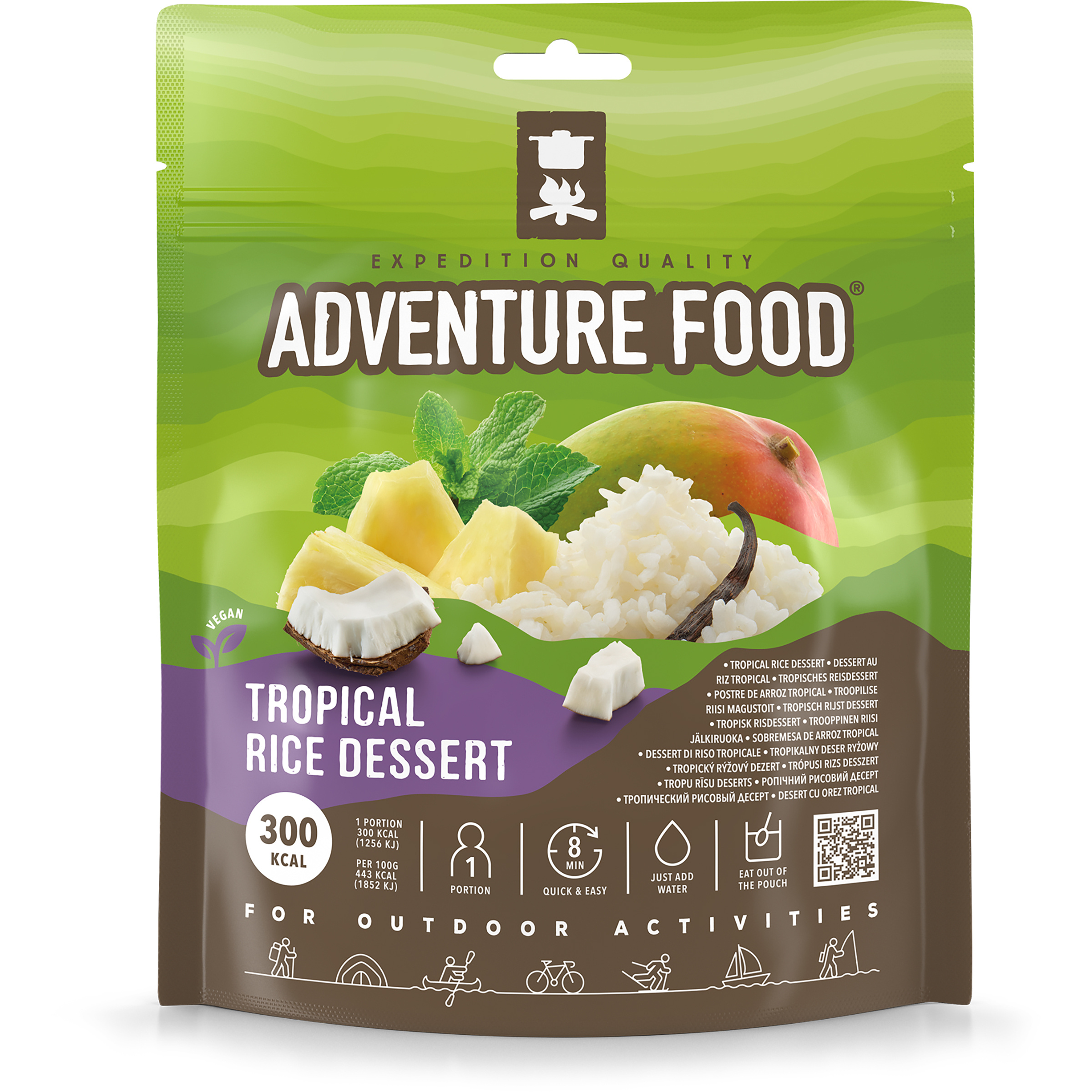 Adventure Food Tropical Rice Desert Trekkingnahrung Größe Einzelpackung