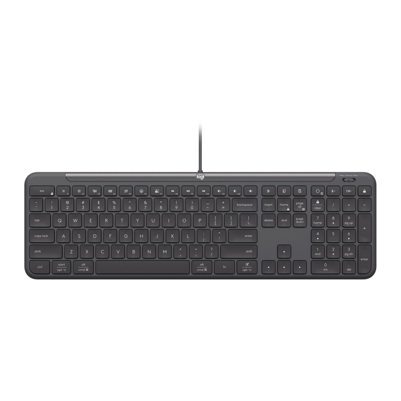 LOGITECH WIRED KB K620 FOR BUSINESS GRAPHITE - PTG - MEDITER-412