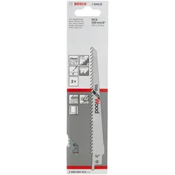 Bosch 2x Säbelsägeblatt S 644 D Top for Wood - 2608650614
