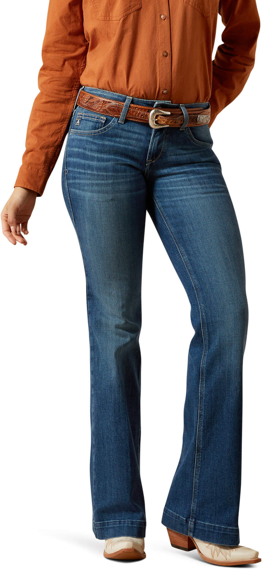 Women's Perfect Rise Leslie Slim Trouser Jeans in Vermont, Size: 28 Regular by Ariat