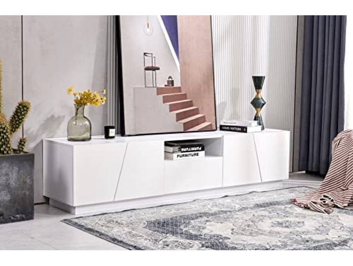 U/N Lowboard, TV-Schrank, Fernsehtisch, Fernsehschrank, Wohnzimmer Kommode, stehend