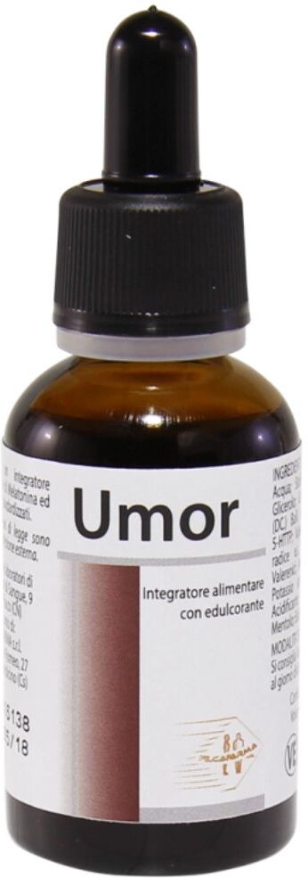 FILCA FARMA Srl Filca Farma Umor Gocce 30 ml – Integratore per Sonno e Rilassamento, Antistress Naturale