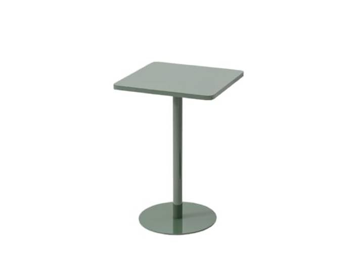 twwhyg Kleiner quadratischer Couchtisch, einfacher Beistelltisch for das Wohnzimmer auf dem Balkon(Green)
