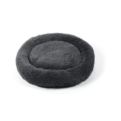 Hundebett OTTO HOME "Cloudy", grau, B/H/L: 70cm x 13cm x 70cm, Tierbetten, Kuscheliges Plüschbett mit weichem Rundrand