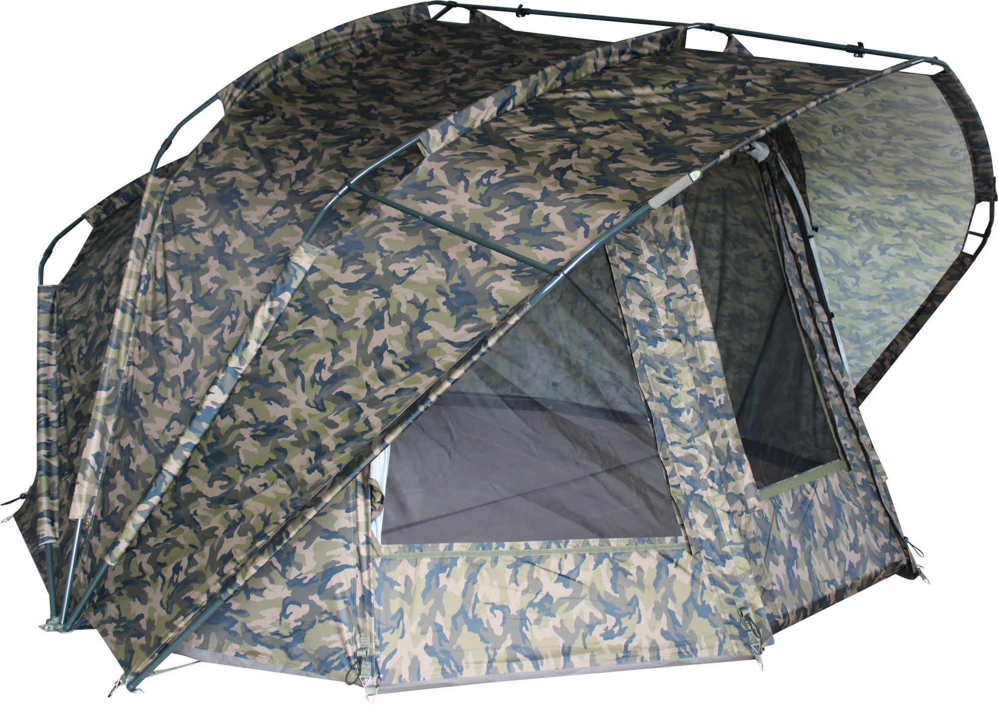 Bivvy MK Fort Knox 2.0 Pro Dome Camo 3,5 Mann Angelzelt