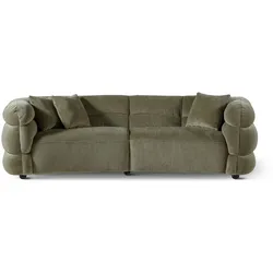 Sofa 3-Sitzer 260x100x76 grün WILMA