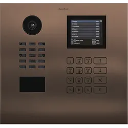 DoorBird D21DKH IP Video Türsprechanlage – Bronze-Optik (PVD)