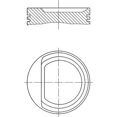Mahle Kolben [Hersteller-Nr. 0102902] für Lancia, Alfa Romeo, Tata, Fiat