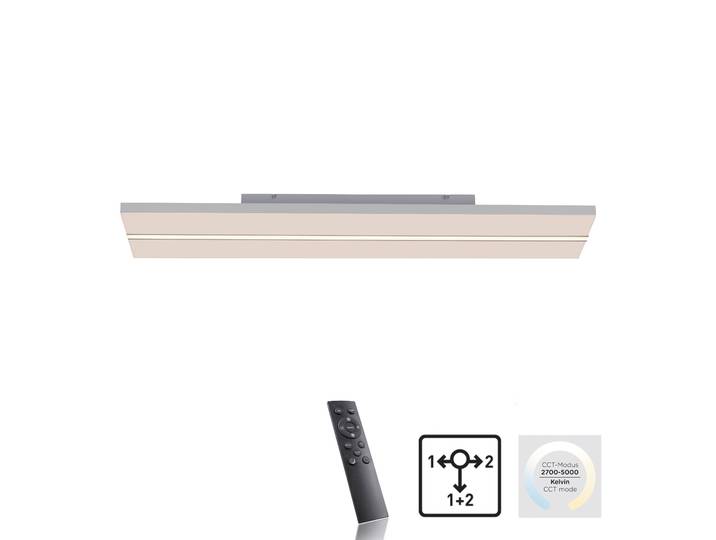 JUST LIGHT LED Deckenleuchte EDGING , weiß, 2, 1 Stk., Leuchten, dimmbar über Fernbedienung, LED Deckenleuchte