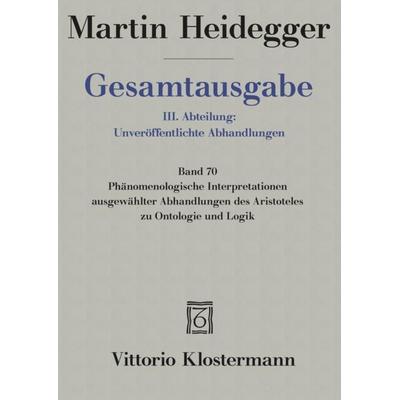 Über den Anfang (1941), Taschenbuch von Martin Heidegger, Klostermann, Vittorio, 978-3-465-03414-8