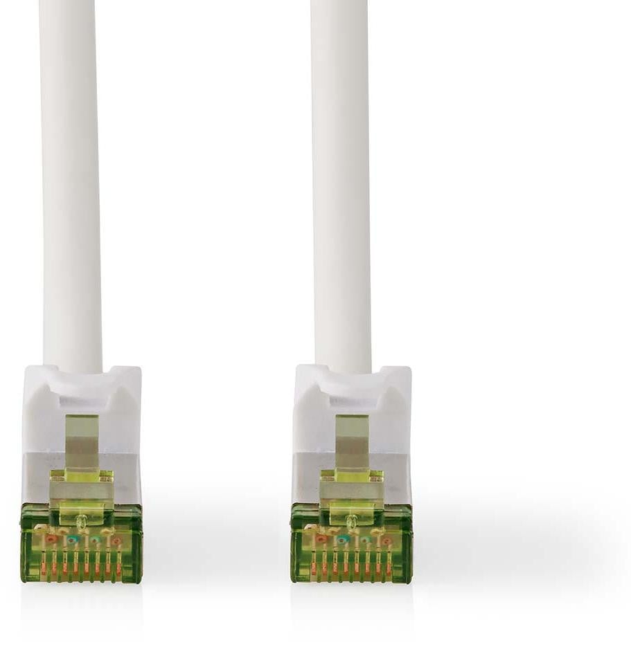 Nedis CCGL85420WT025 Cat7 S/FTP RJ-45 Netwerkkabel Wit, 0,25 meter