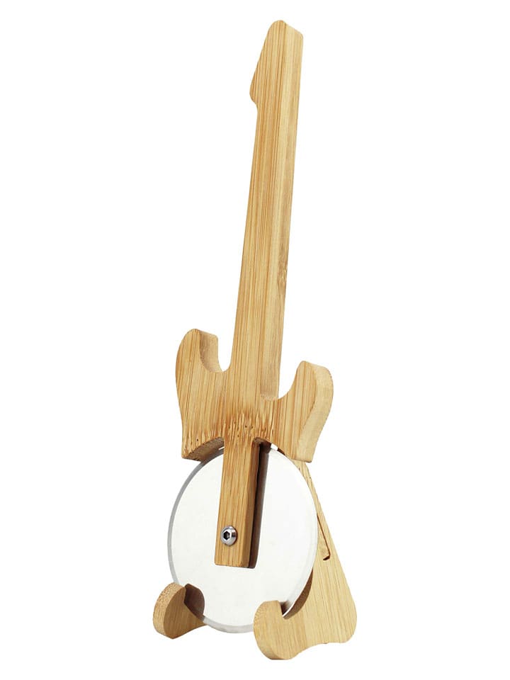 Winkee Pizzaschneider ''Gitarre'' in Hellbraun - (L)24,5 cm - onesize