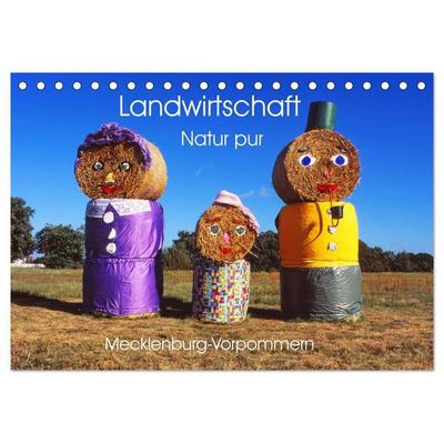 Landwirtschaft Natur pur Mecklenburg-Vorpommern (Tischkalender 2027 DIN A5 quer), CALVENDO Monatskalender