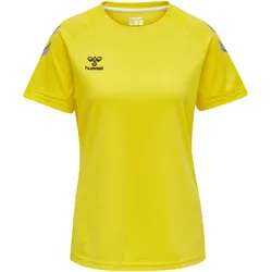 hummel, Damen, Sportshirt, Lead S/S Poly Jersey Women (L), Gelb