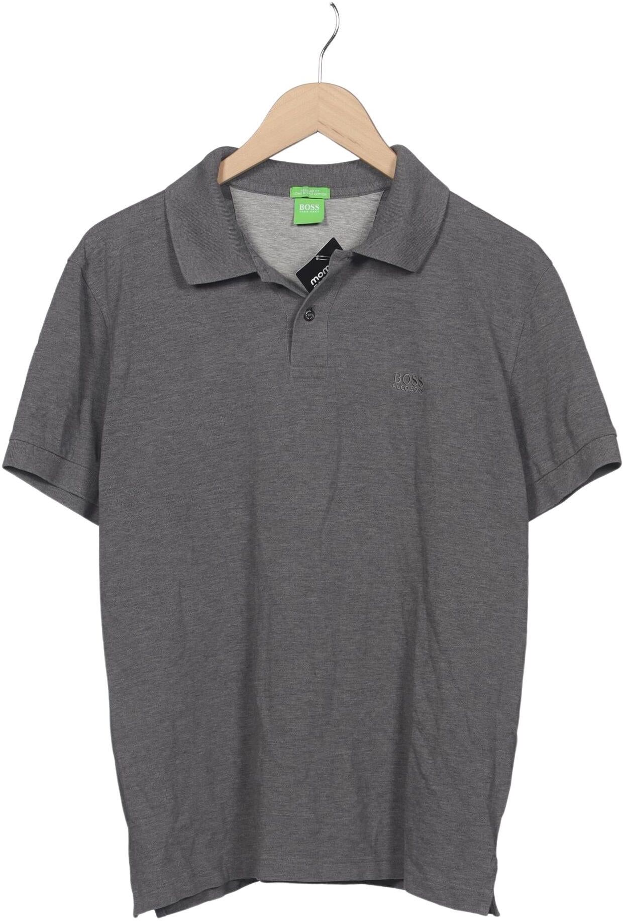 Boss Green Herren Poloshirt, Grau, Gr. XL, Baumwolle - Second Hand