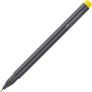 Faber-Castell Fineliner Grip Finepen, chromgelb hell, Strichbreite 0,4 mm