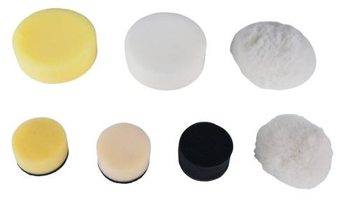 KS Tools Polierpad Lammfell, Ø 50,0mm, 5er Pack 515.5129