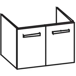 Artiqua 413 Waschtischunterschrank für it! 121980 Quarzgrau Matt Select, 413-WU2T-K113-7163-173 413-WU2T-K113-7163-173