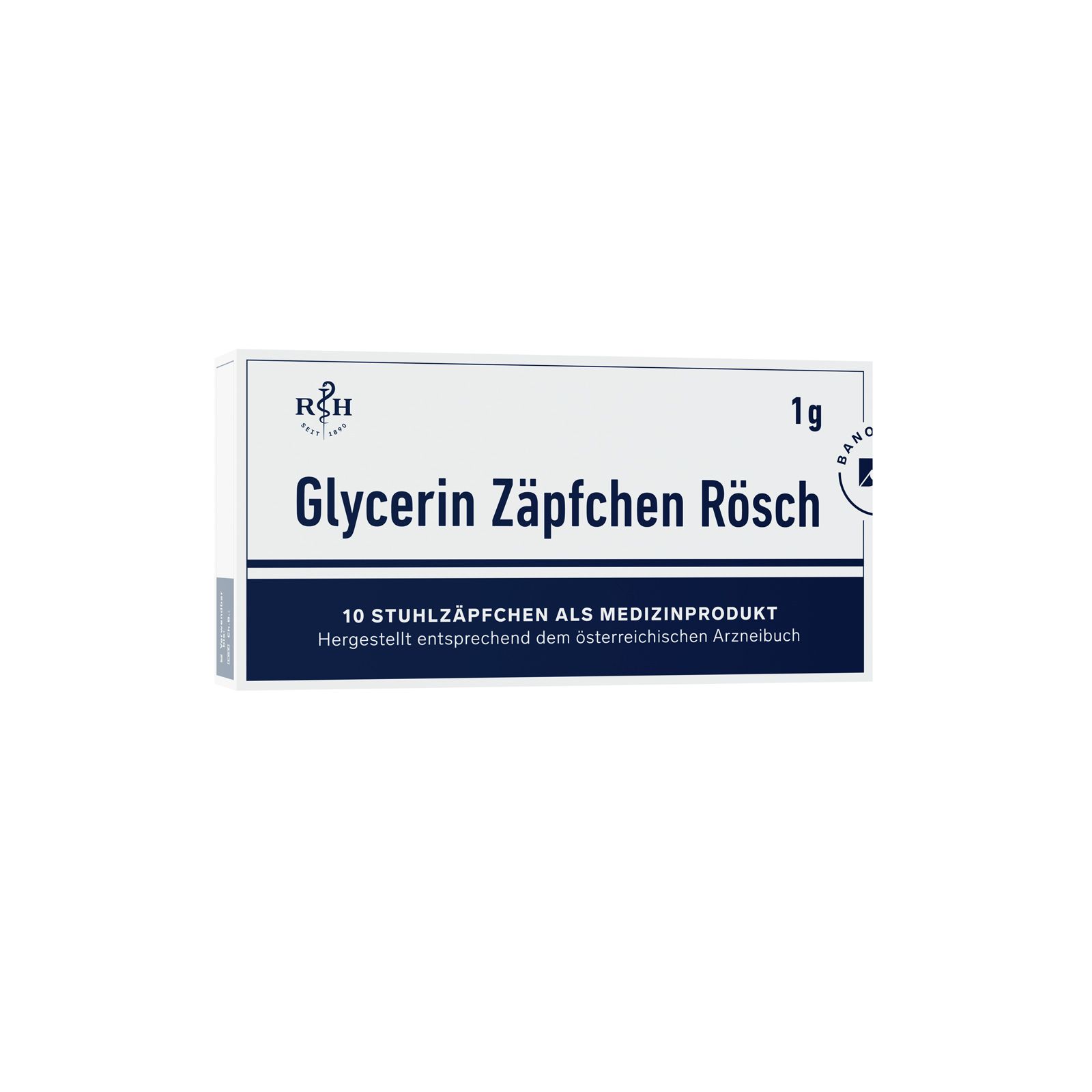 Glycerin Zäpfchen Rösch 1 g gegen Verstopfung 10 St Suppositorien