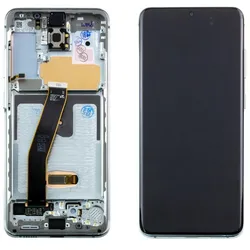 Samsung Galaxy S20 4G/5G Display (mit Rahmen) cloud white (weiß)