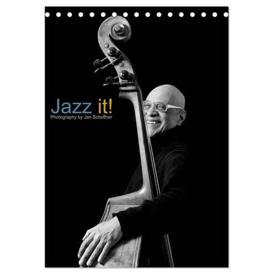 Jazz it! (Tischkalender 2027 DIN A5 hoch), CALVENDO Monatskalender