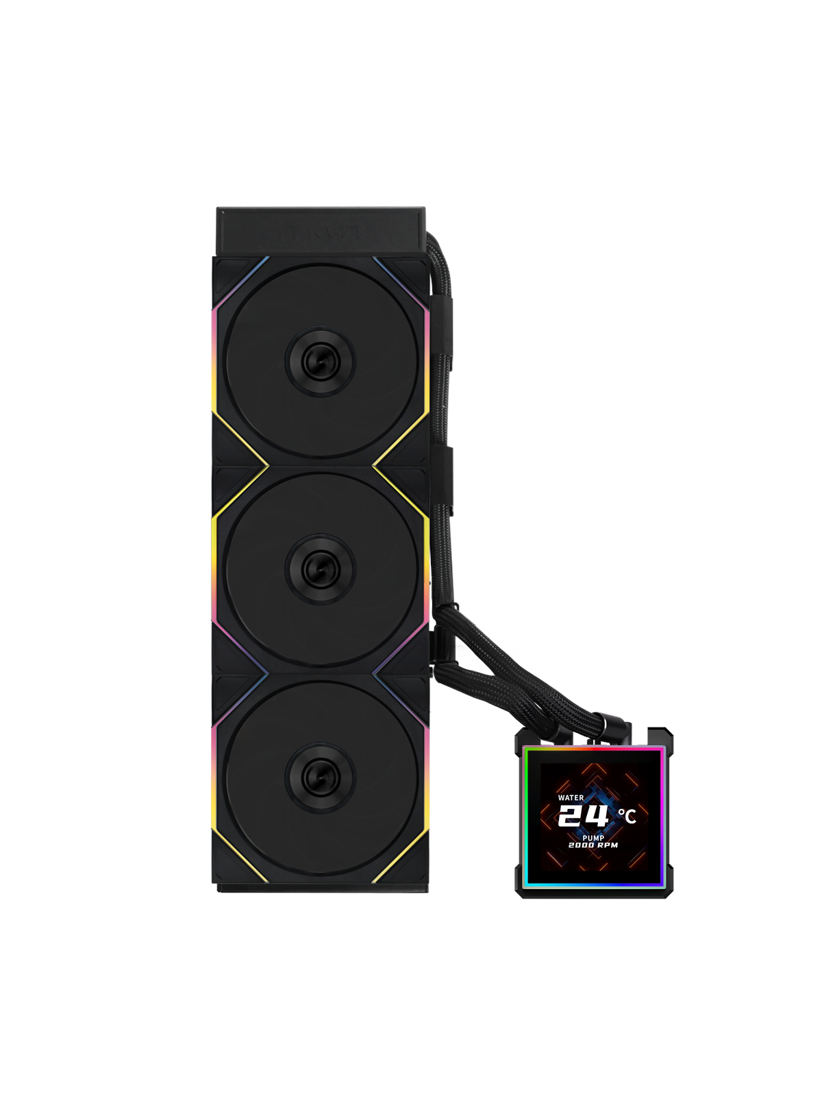 Lian Li HydroShift II LCD-S 360TL Flex Black - CPU-Wasserkühlung - Max 33 dBA