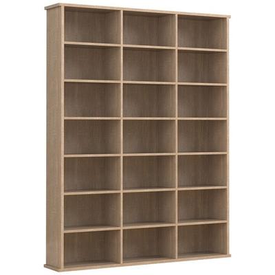 Holz CD DVD Standregal Bücherregal Regal Megosa M