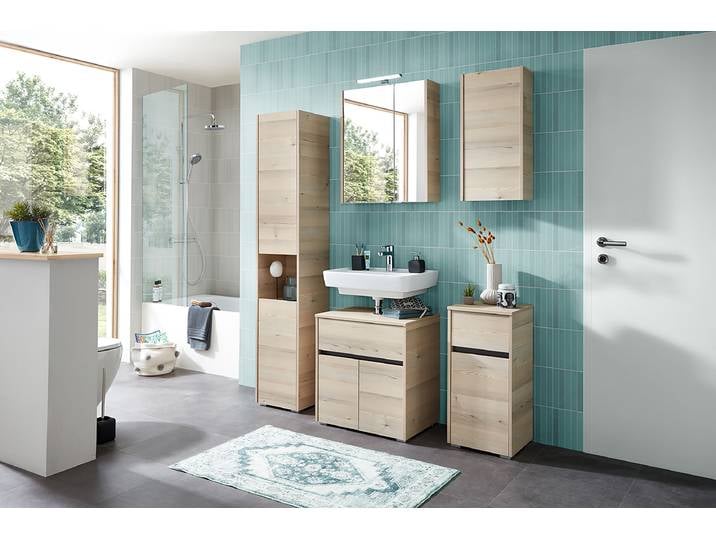 Armoire de toilette 60cm Marron
